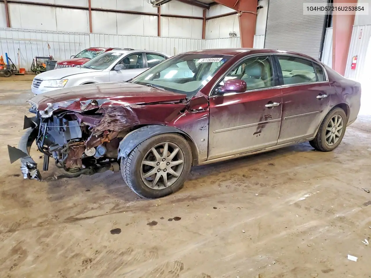 2006 Buick Lucerne Cxl VIN: 1G4HD57216U253854 Lot: 57780606