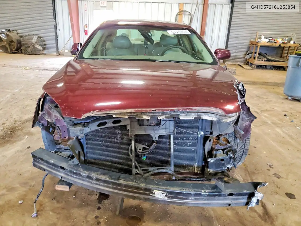 2006 Buick Lucerne Cxl VIN: 1G4HD57216U253854 Lot: 57780606