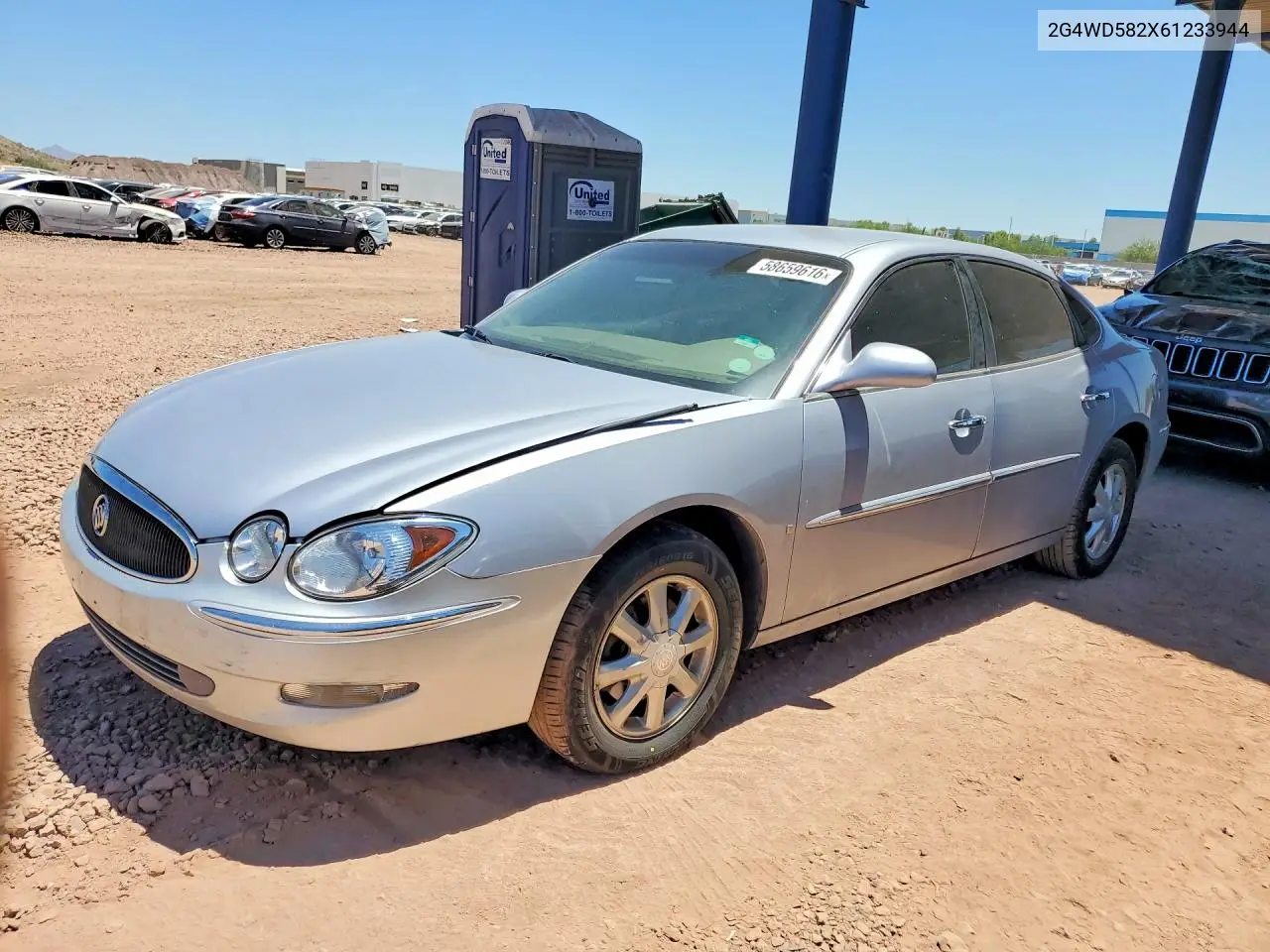 2006 Buick Lacrosse Cxl VIN: 2G4WD582X61233944 Lot: 58659616