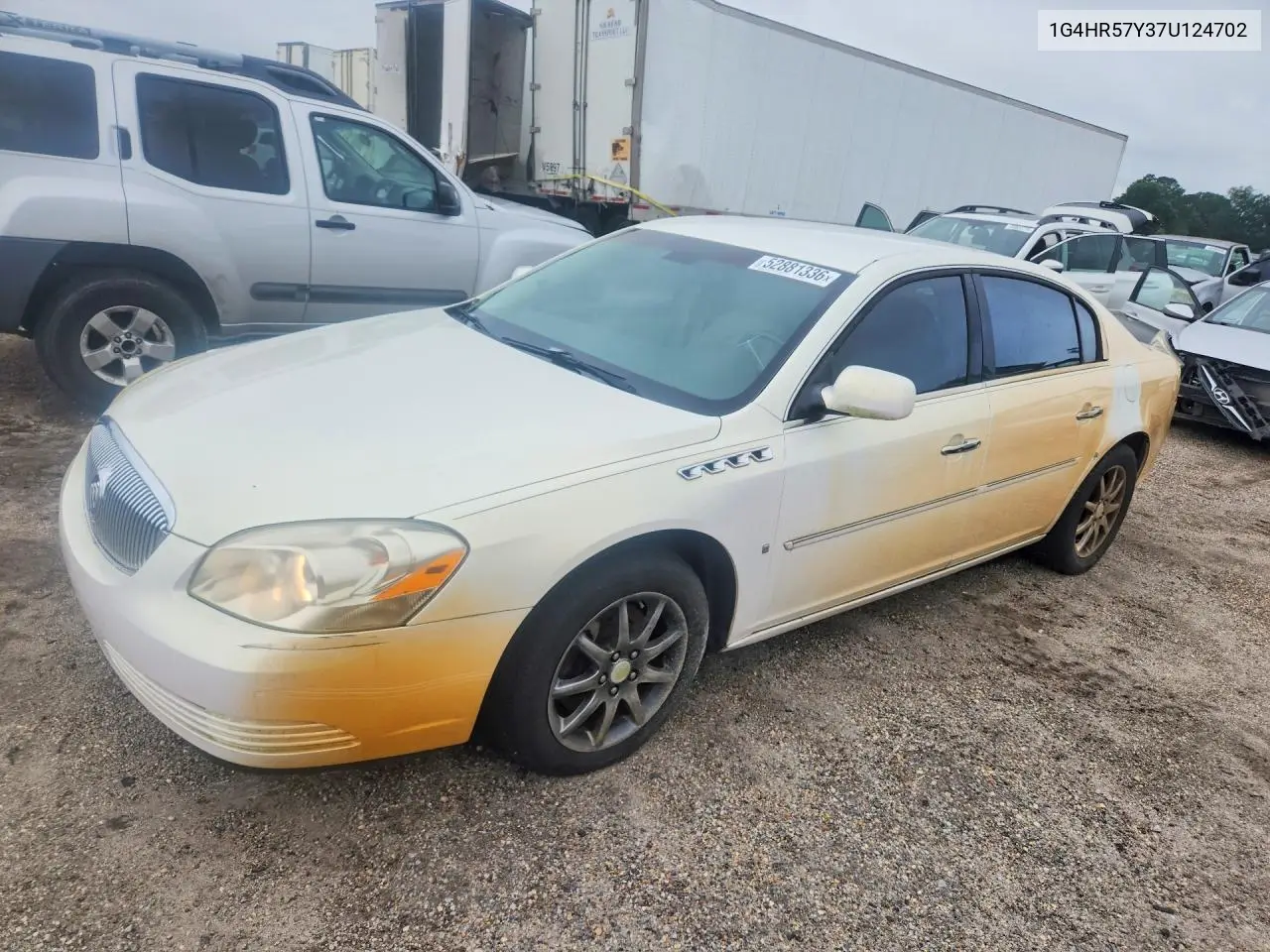 2007 Buick Lucerne Cxl VIN: 1G4HR57Y37U124702 Lot: 52881336