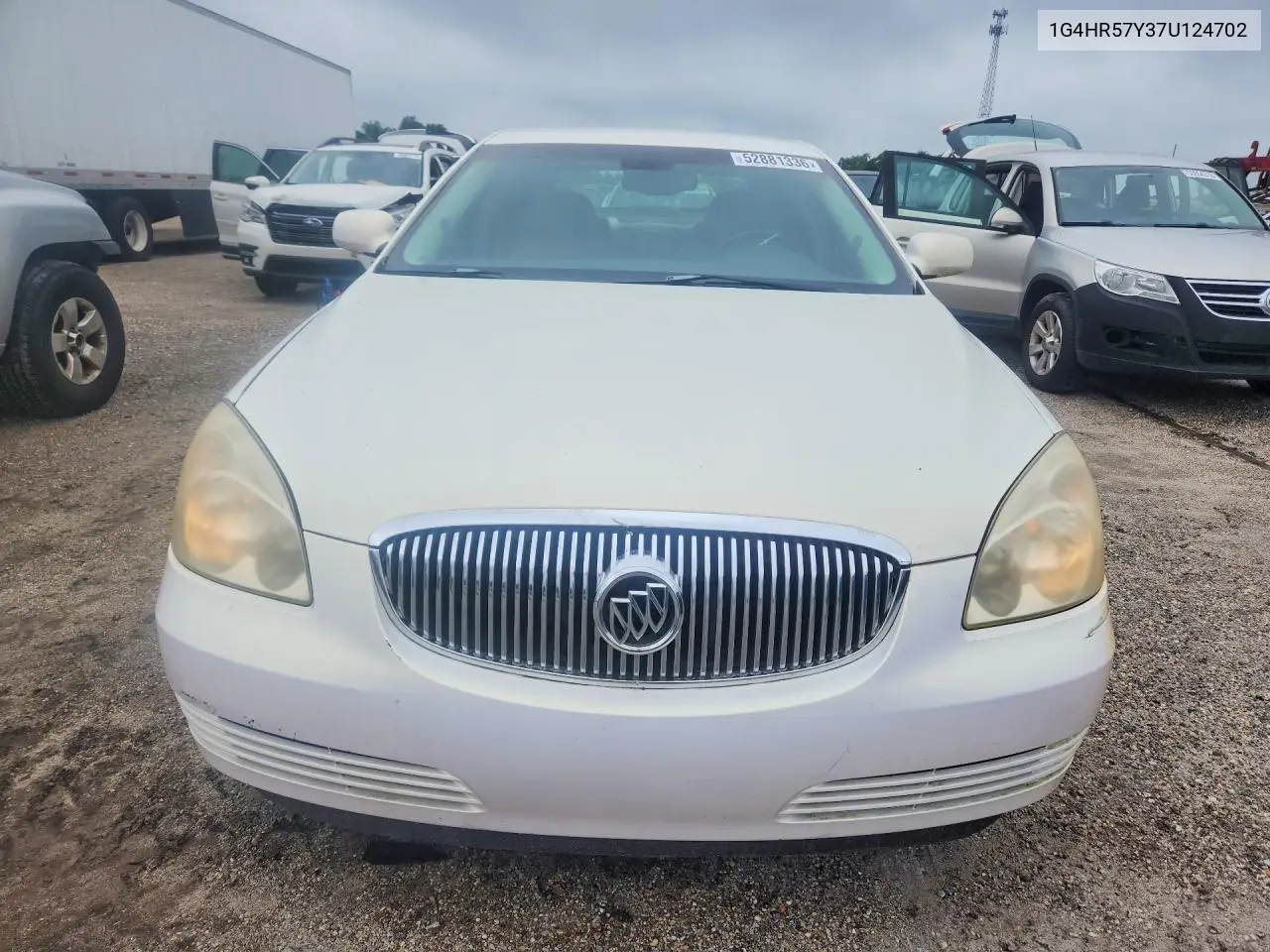 2007 Buick Lucerne Cxl VIN: 1G4HR57Y37U124702 Lot: 52881336
