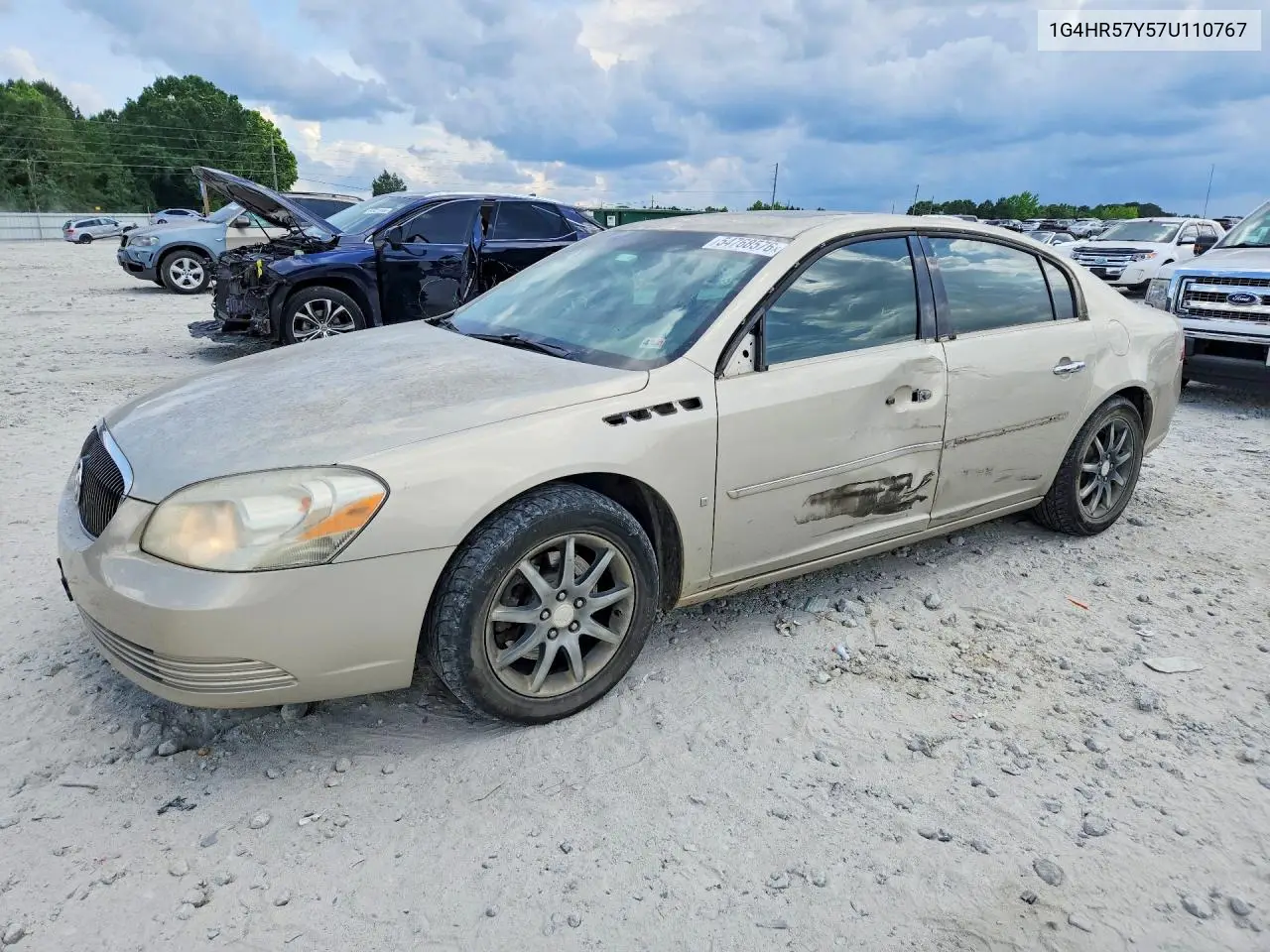 2007 Buick Lucerne Cxl VIN: 1G4HR57Y57U110767 Lot: 54768576