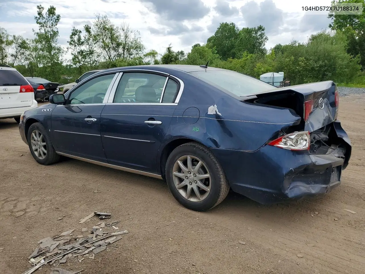 2007 Buick Lucerne Cxl VIN: 1G4HD572X7U188374 Lot: 56454706