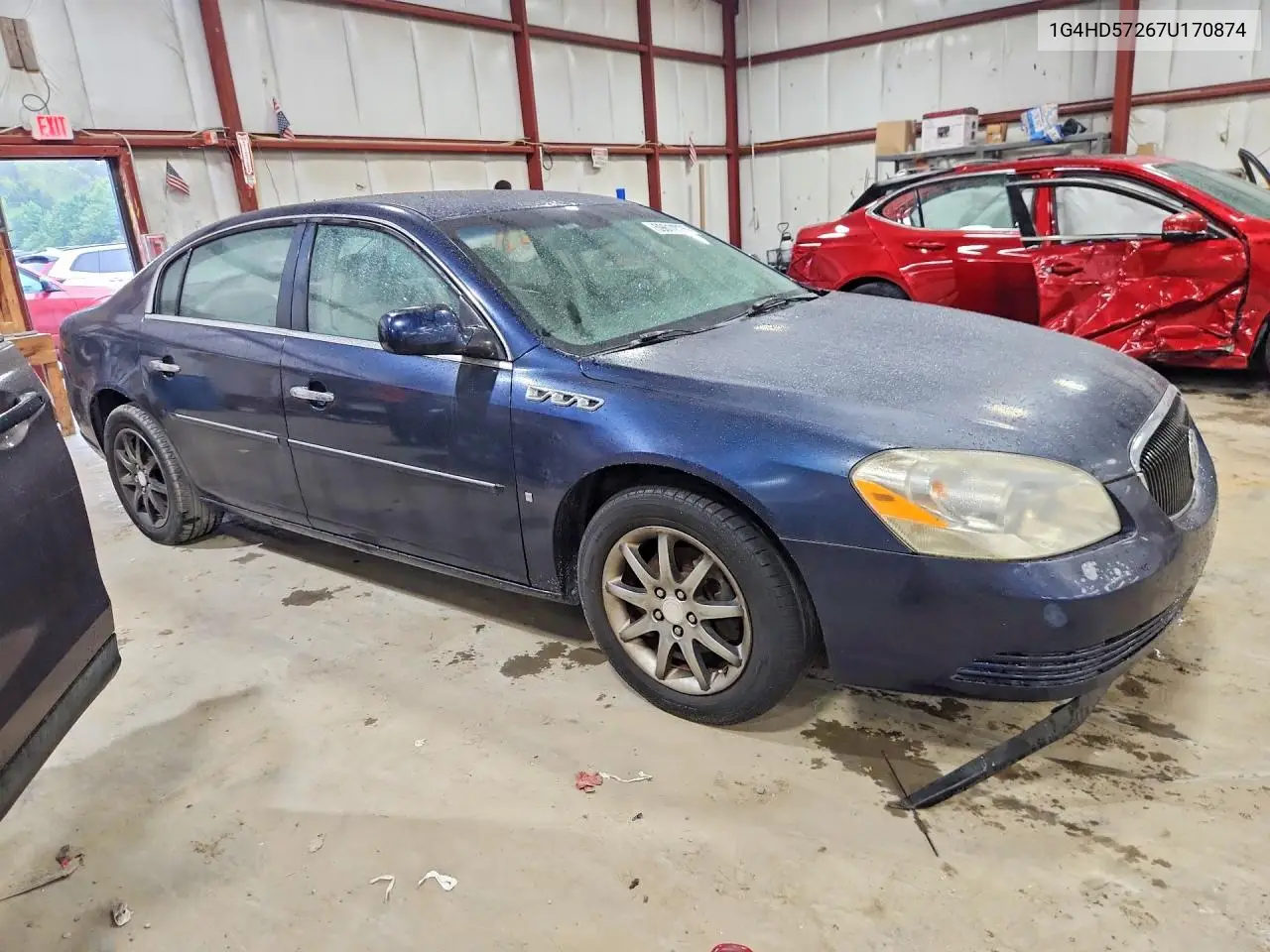 2007 Buick Lucerne Cxl VIN: 1G4HD57267U170874 Lot: 59611896