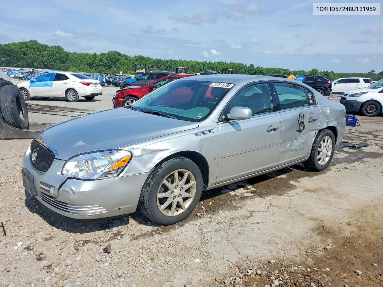 2008 Buick Lucerne Cxl VIN: 1G4HD57248U131959 Lot: 55011266