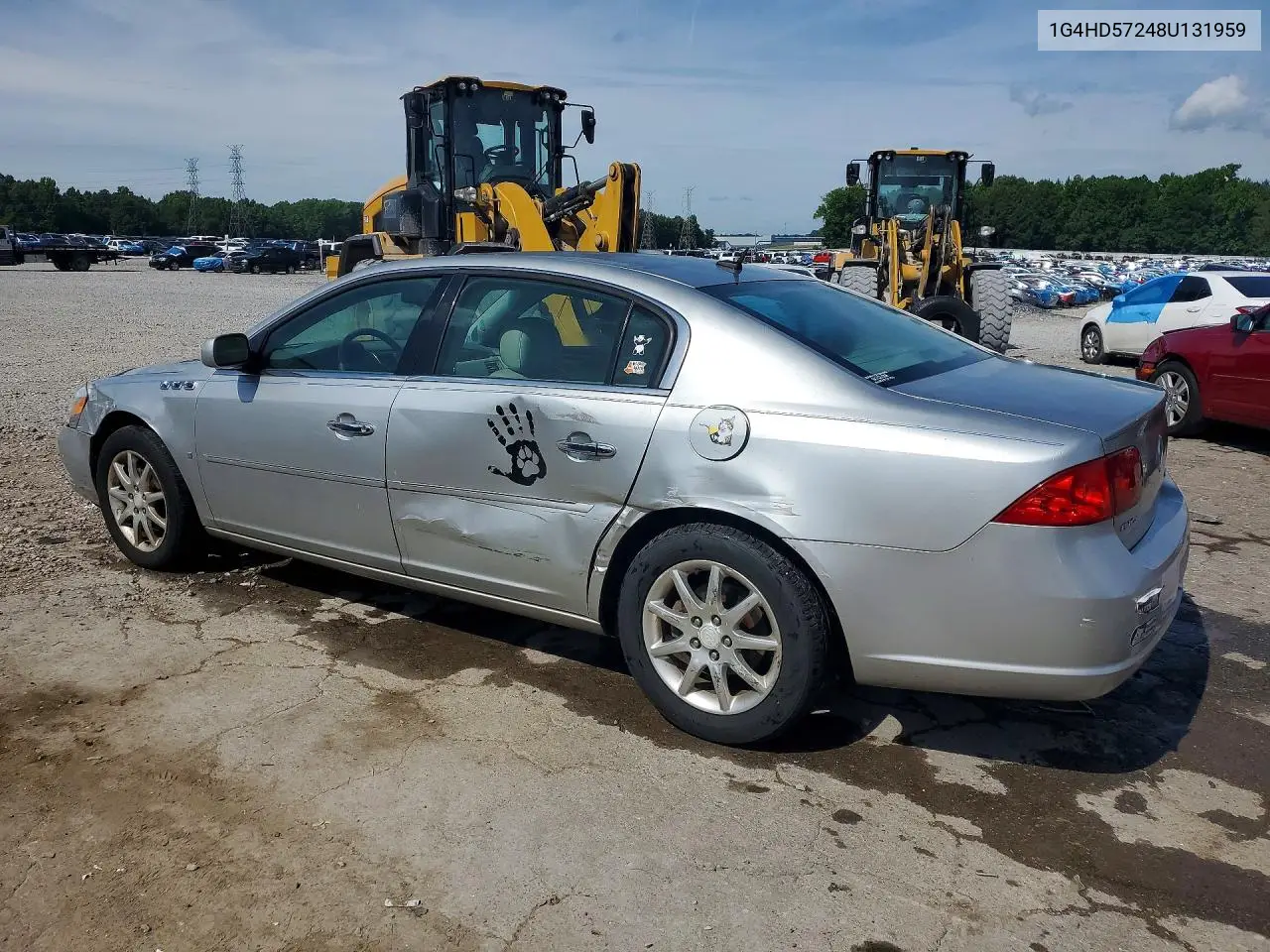 2008 Buick Lucerne Cxl VIN: 1G4HD57248U131959 Lot: 55011266