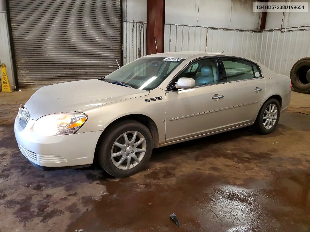 2008 Buick Lucerne Cxl VIN: 1G4HD57238U199654 Lot: 55593336