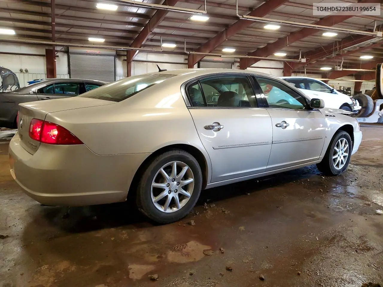 2008 Buick Lucerne Cxl VIN: 1G4HD57238U199654 Lot: 55593336