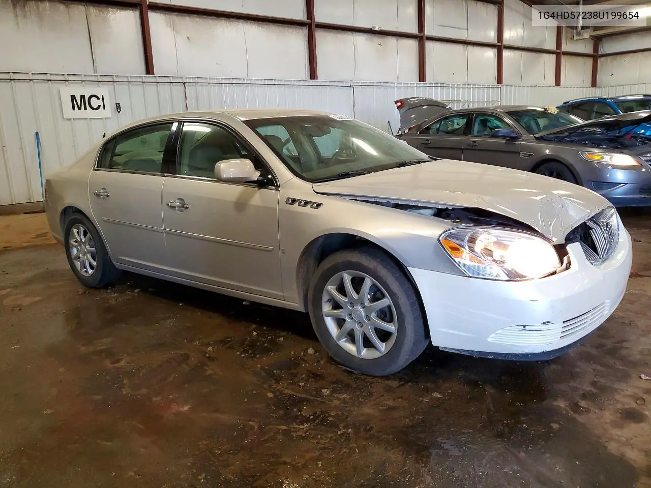2008 Buick Lucerne Cxl VIN: 1G4HD57238U199654 Lot: 55593336