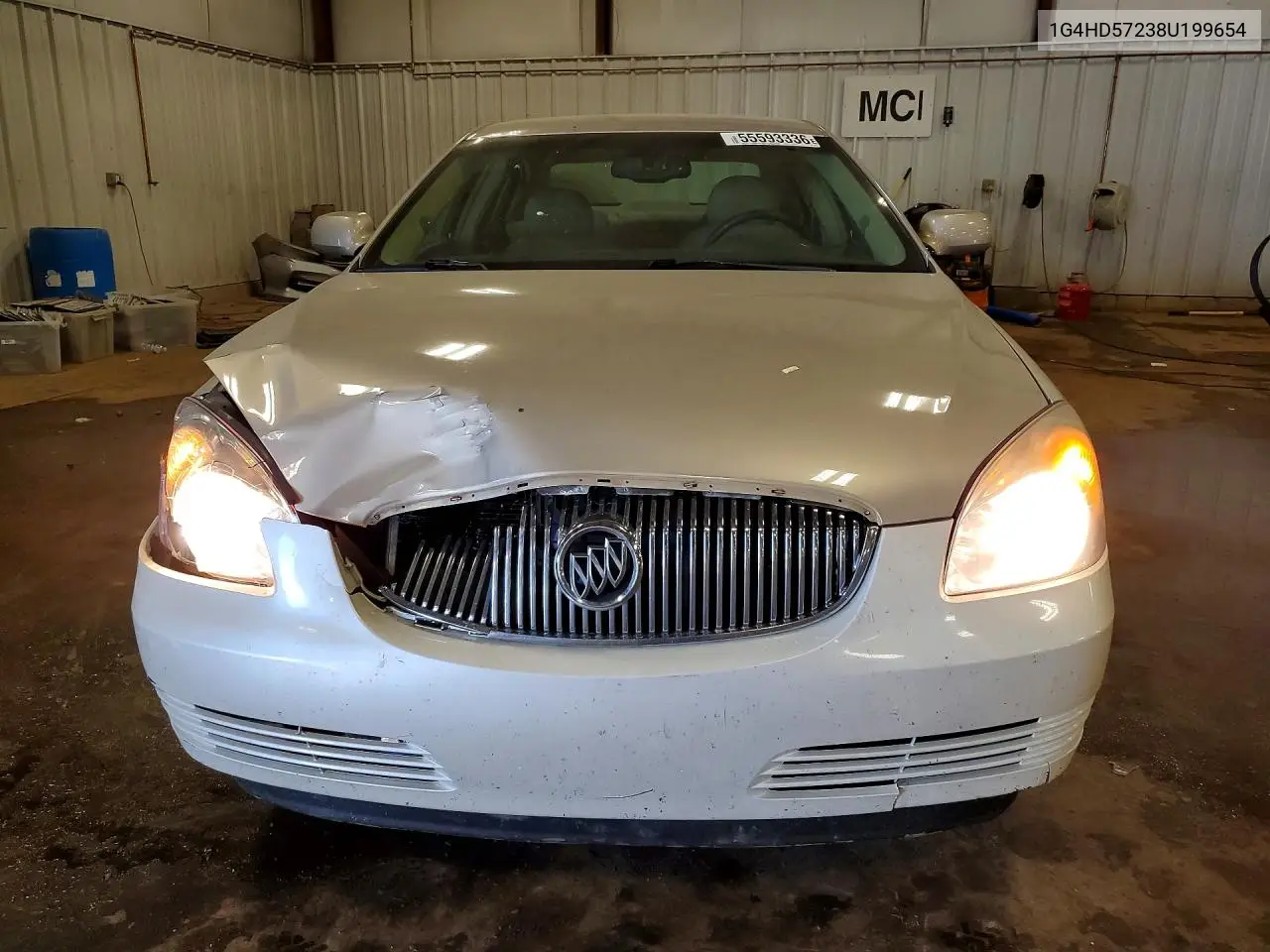 2008 Buick Lucerne Cxl VIN: 1G4HD57238U199654 Lot: 55593336