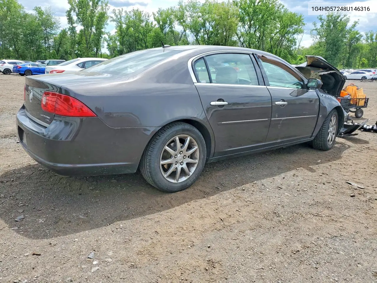 2008 Buick Lucerne Cxl VIN: 1G4HD57248U146316 Lot: 55828456