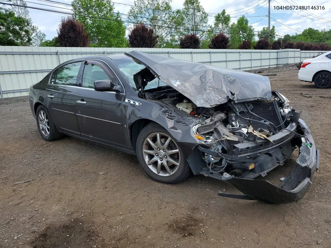 2008 Buick Lucerne Cxl VIN: 1G4HD57248U146316 Lot: 55828456