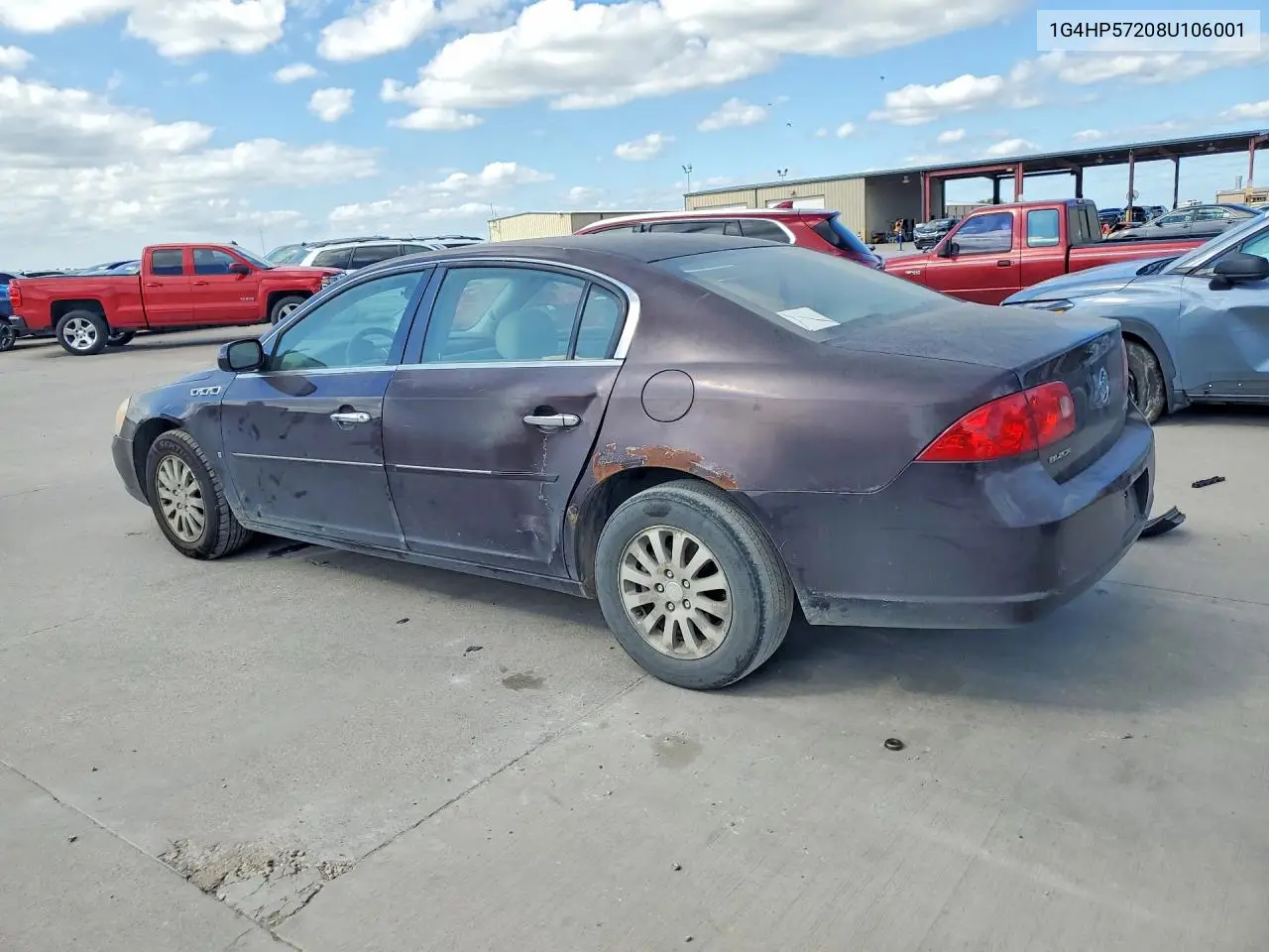 2008 Buick Lucerne Cx VIN: 1G4HP57208U106001 Lot: 56937696