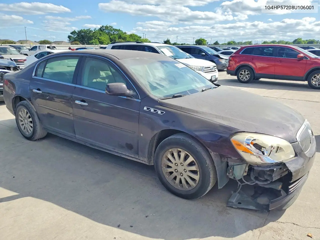2008 Buick Lucerne Cx VIN: 1G4HP57208U106001 Lot: 56937696