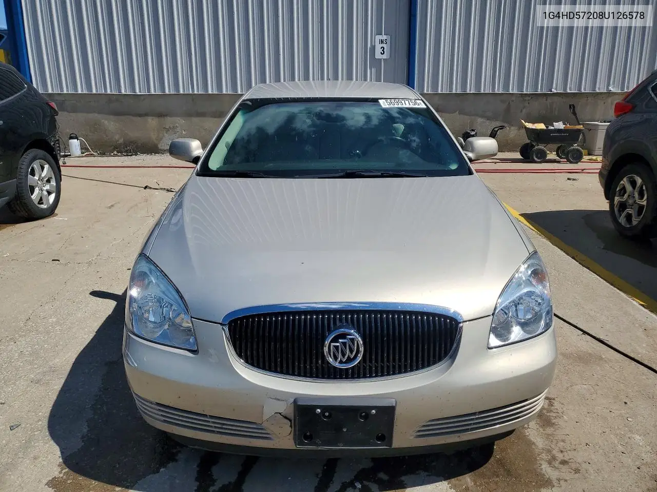 2008 Buick Lucerne Cxl VIN: 1G4HD57208U126578 Lot: 56997756