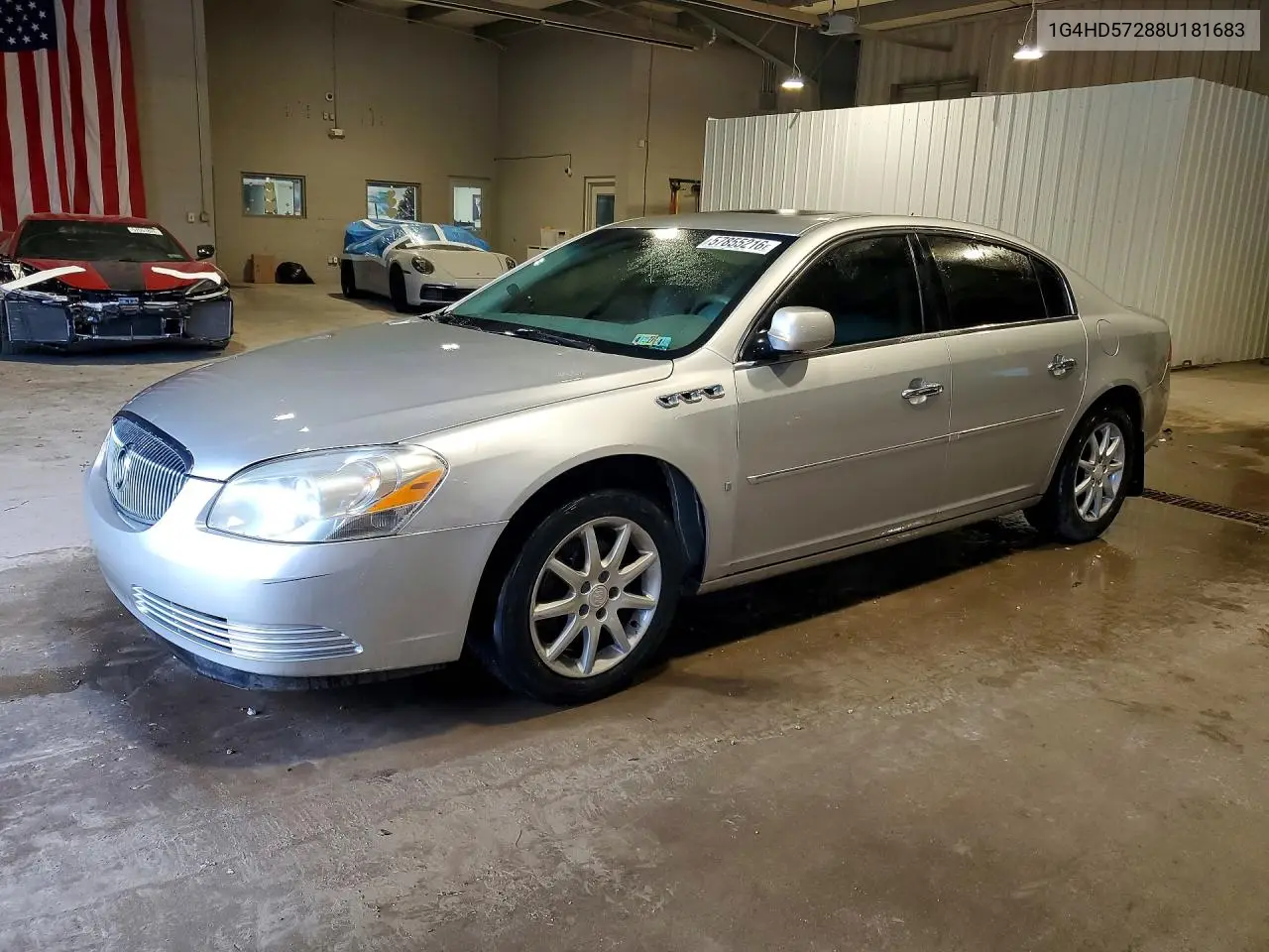 2008 Buick Lucerne Cxl VIN: 1G4HD57288U181683 Lot: 57855216