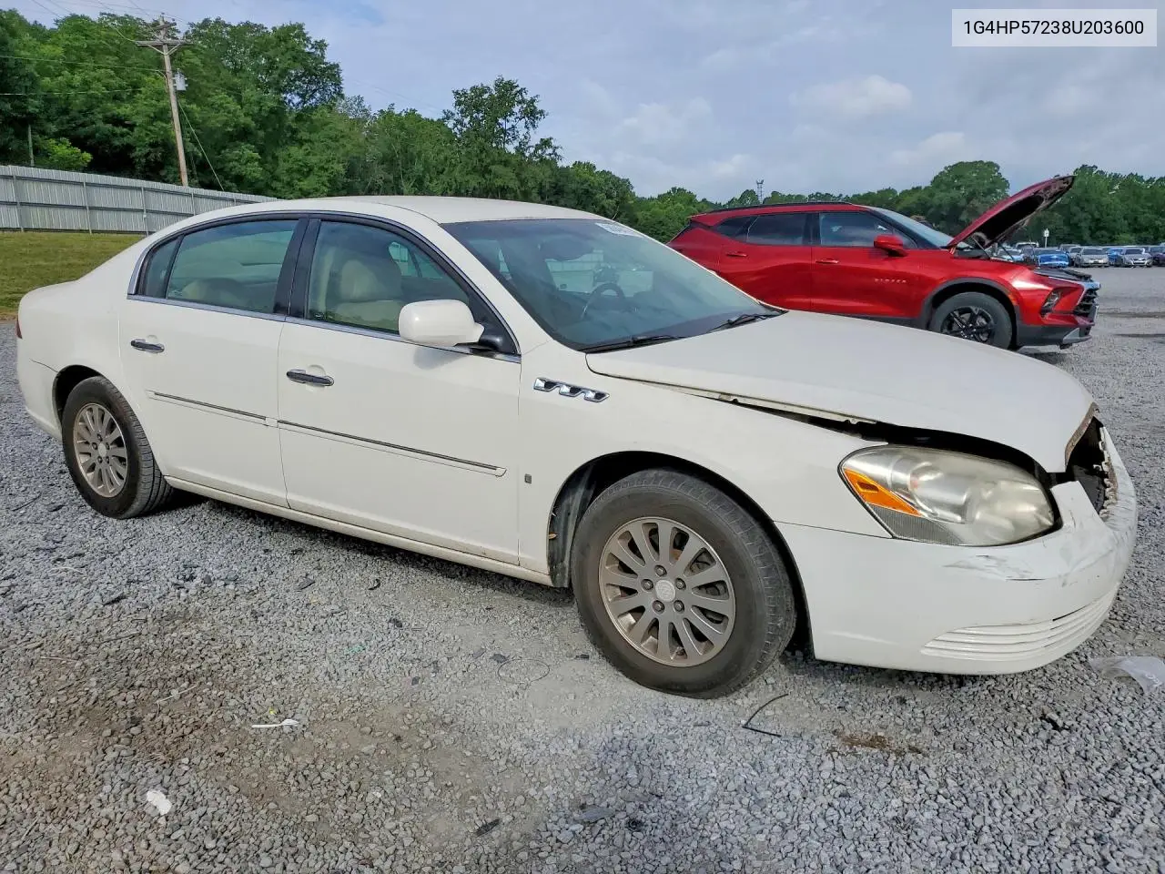 2008 Buick Lucerne Cx VIN: 1G4HP57238U203600 Lot: 58049416