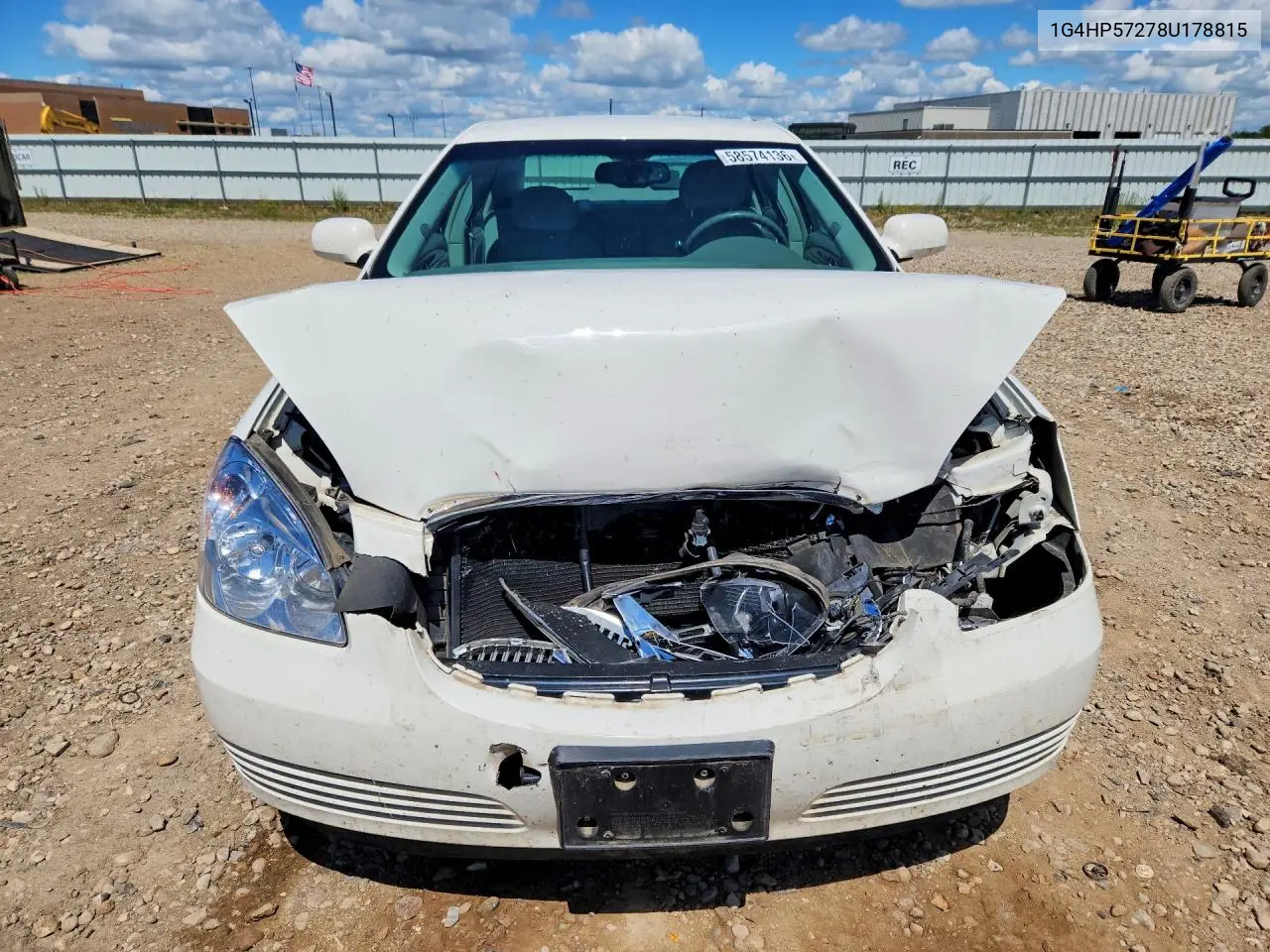 2008 Buick Lucerne Cx VIN: 1G4HP57278U178815 Lot: 58574136
