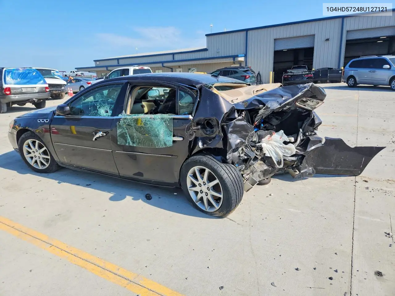 2008 Buick Lucerne Cxl VIN: 1G4HD57248U127121 Lot: 85609235