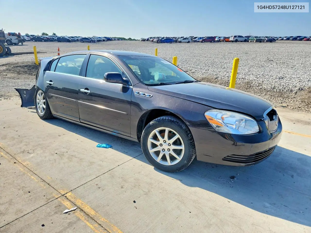 2008 Buick Lucerne Cxl VIN: 1G4HD57248U127121 Lot: 85609235