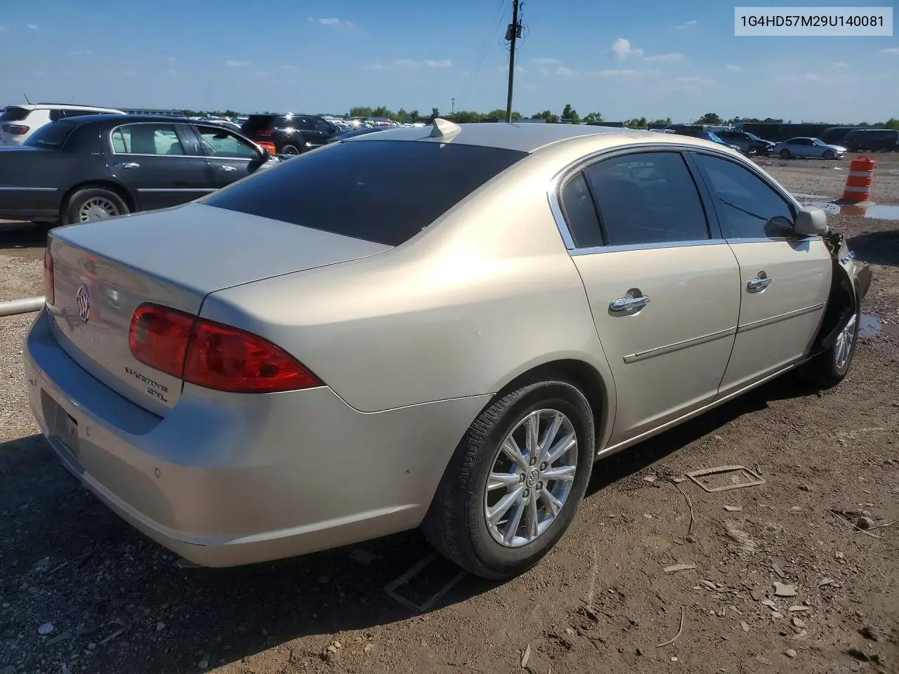 2009 Buick Lucerne Cxl VIN: 1G4HD57M29U140081 Lot: 55031086
