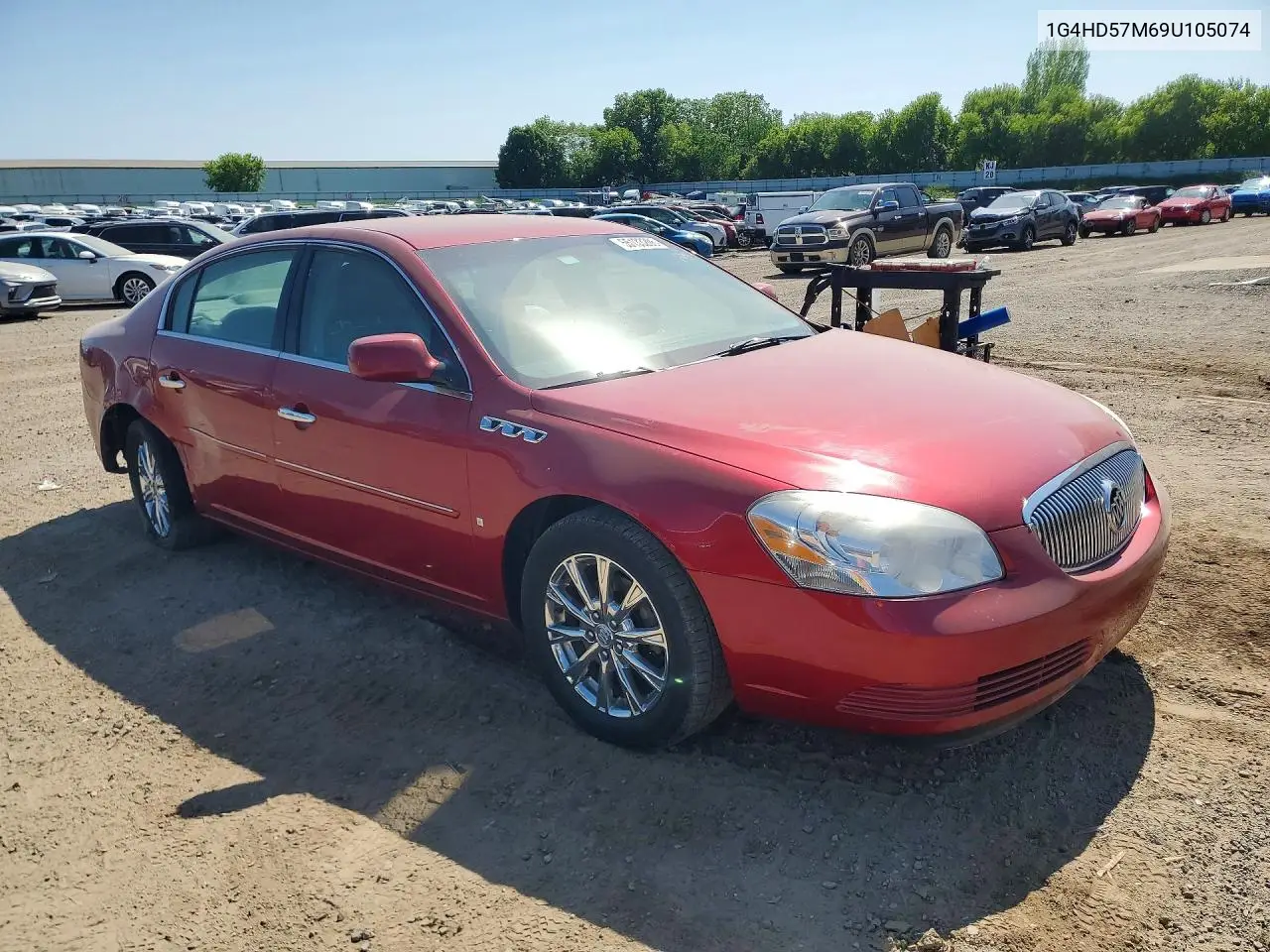 2009 Buick Lucerne Cxl VIN: 1G4HD57M69U105074 Lot: 55133206