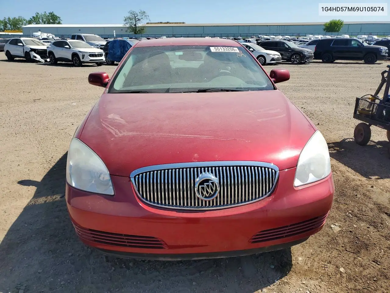 2009 Buick Lucerne Cxl VIN: 1G4HD57M69U105074 Lot: 55133206