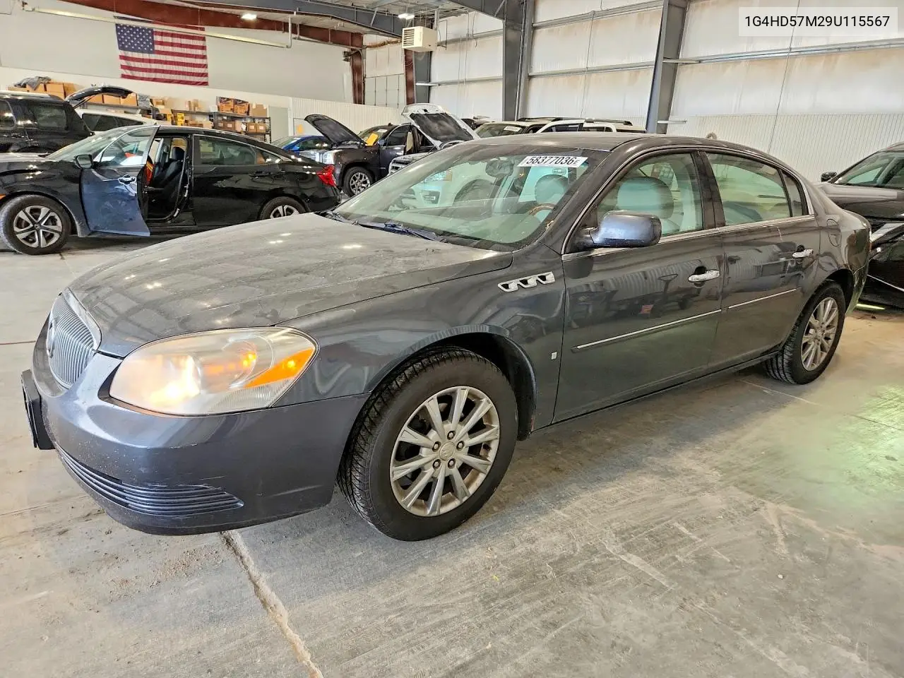 2009 Buick Lucerne Cxl VIN: 1G4HD57M29U115567 Lot: 58377036