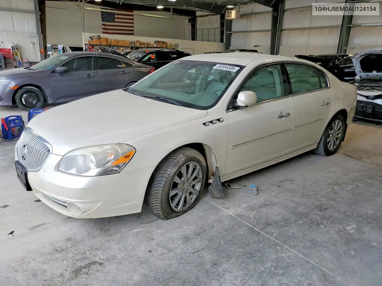 2010 Buick Lucerne Cxl VIN: 1G4HJ5EM0AU124154 Lot: 55554306