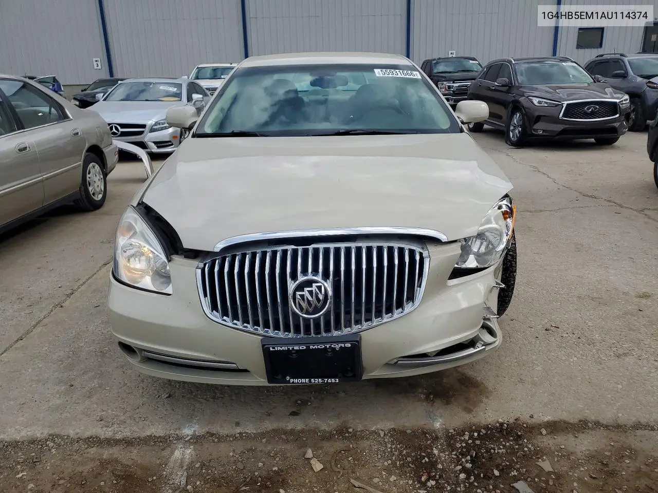 2010 Buick Lucerne Cx VIN: 1G4HB5EM1AU114374 Lot: 55931666