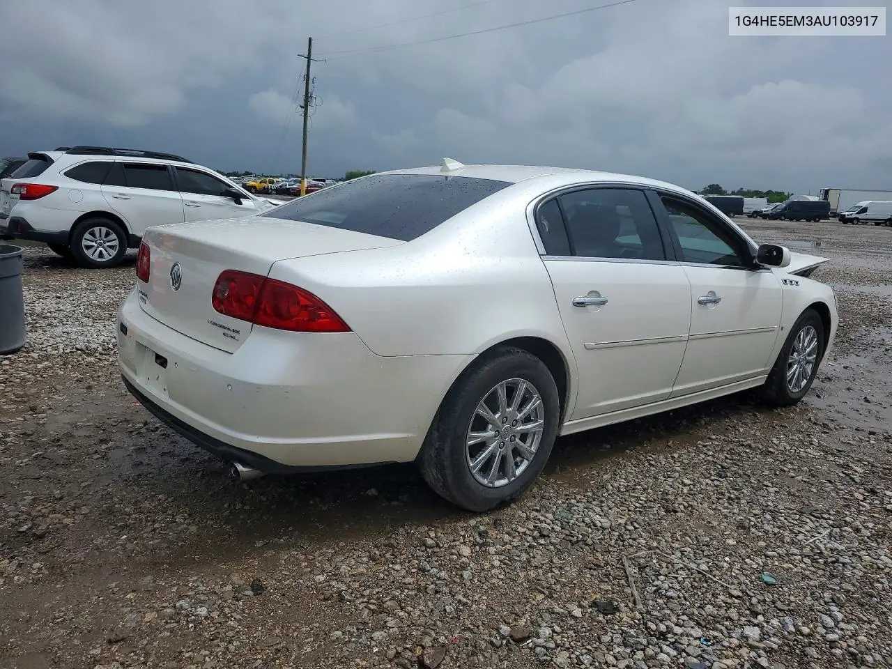 2010 Buick Lucerne Cxl VIN: 1G4HE5EM3AU103917 Lot: 57520006