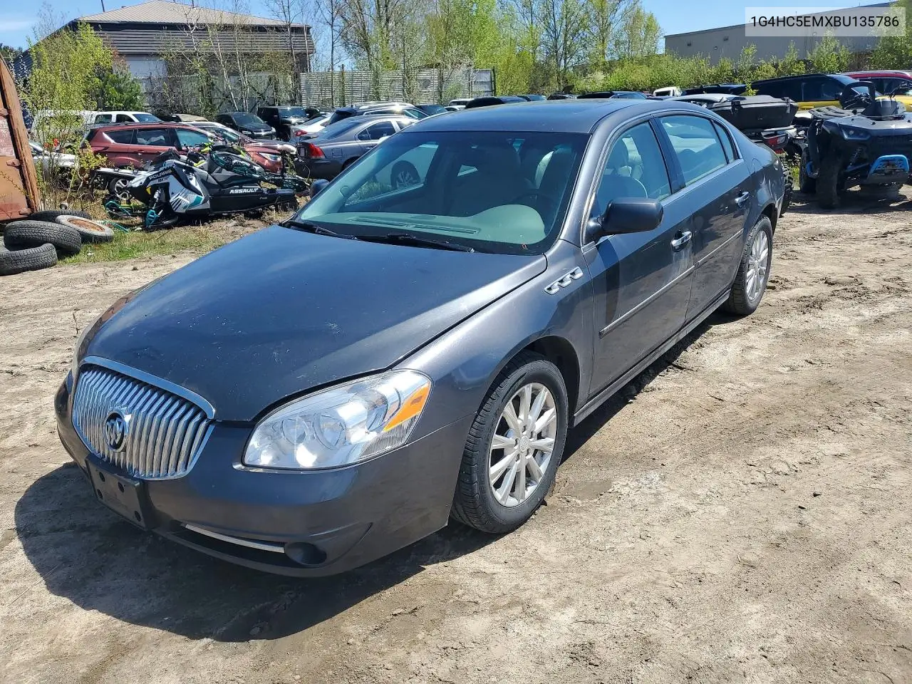 2011 Buick Lucerne VIN: 1G4HC5EMXBU135786 Lot: 53559286