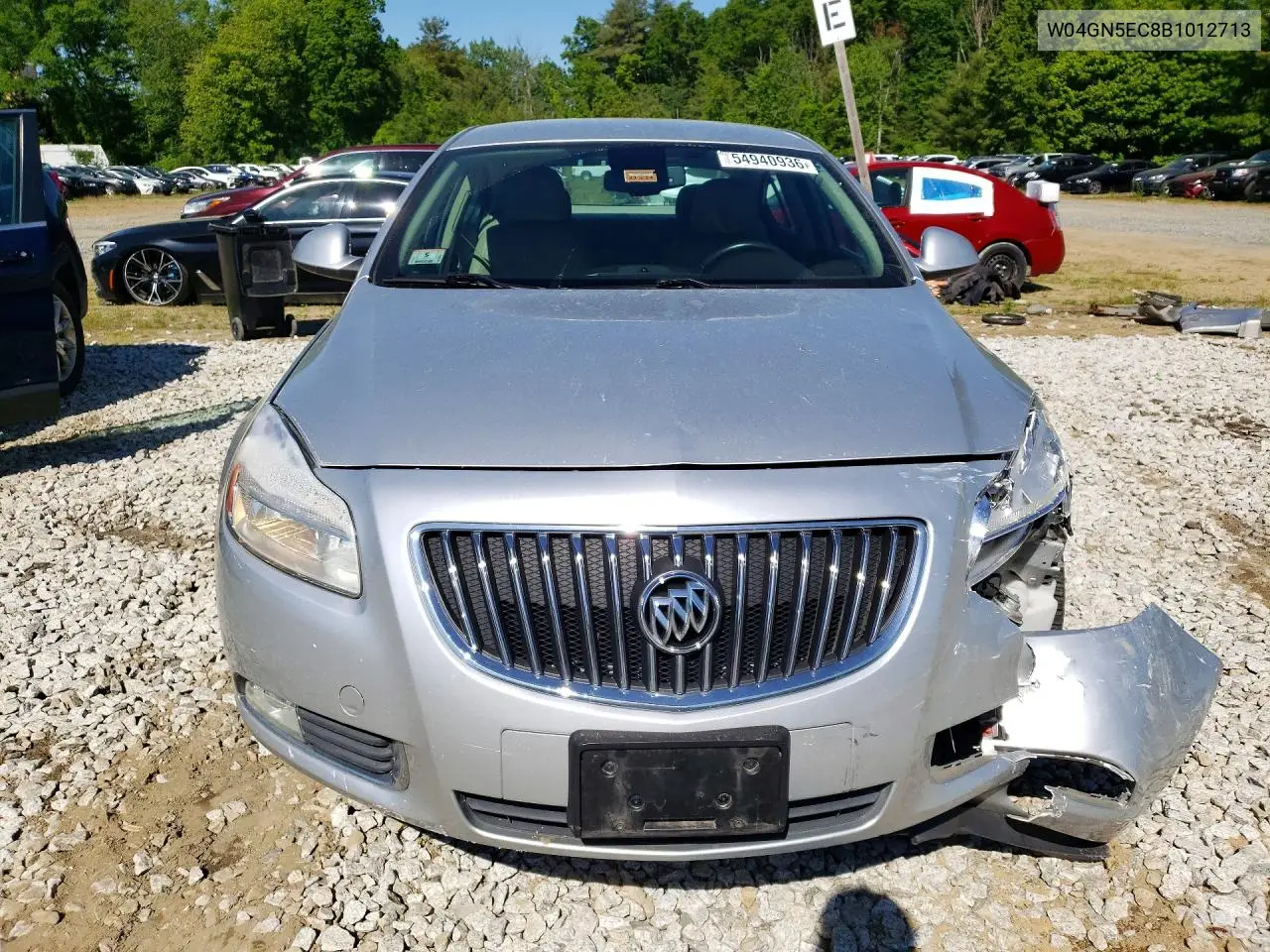 2011 Buick Regal Cxl VIN: W04GN5EC8B1012713 Lot: 54940936