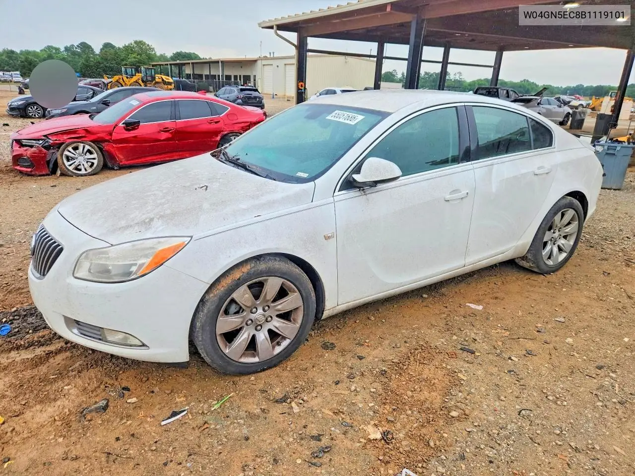 2011 Buick Regal Cxl VIN: W04GN5EC8B1119101 Lot: 55051686