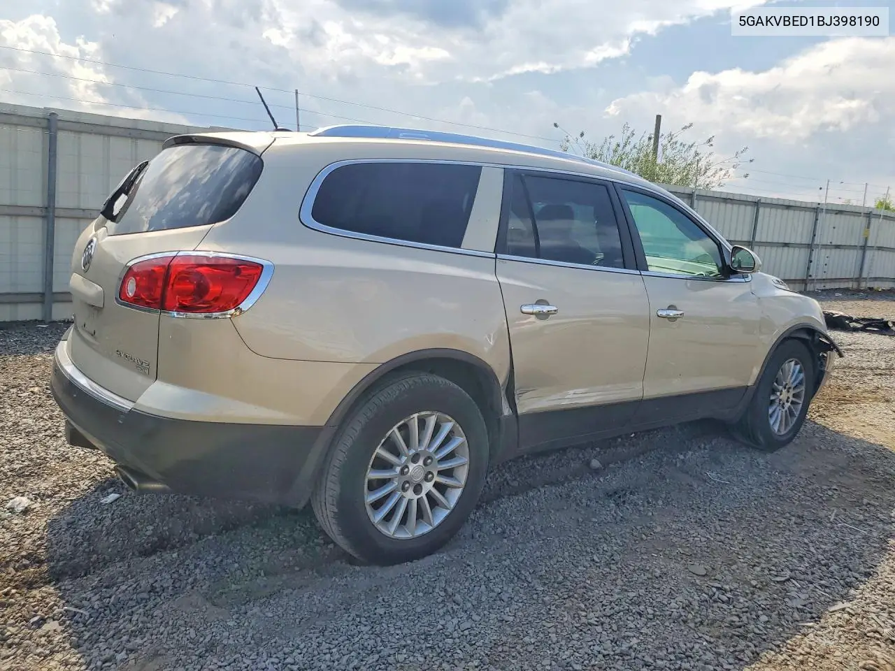 2011 Buick Enclave Cxl VIN: 5GAKVBED1BJ398190 Lot: 57128706
