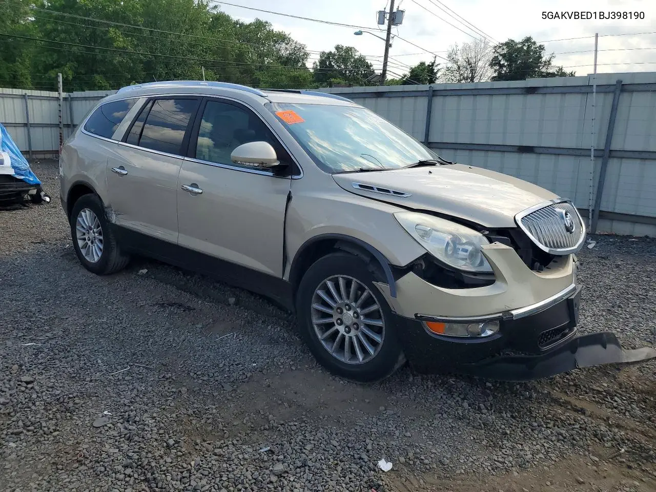 2011 Buick Enclave Cxl VIN: 5GAKVBED1BJ398190 Lot: 57128706