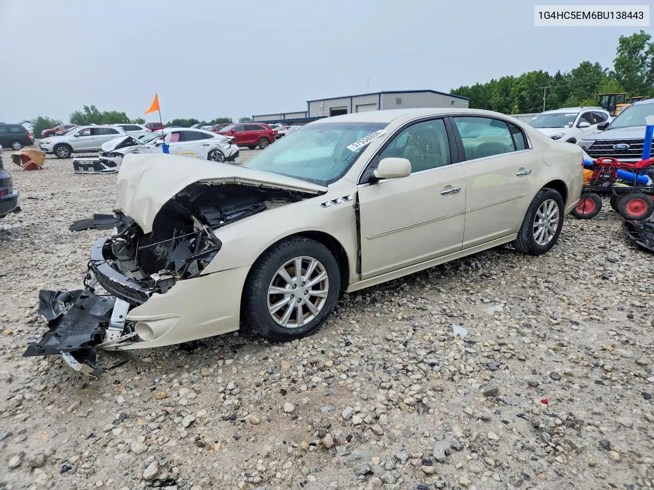 2011 Buick Lucerne Cxl VIN: 1G4HC5EM6BU138443 Lot: 57558806