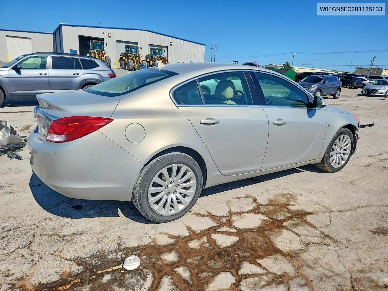 2011 Buick Regal VIN: W04GN5EC2B1135133 Lot: 57777326