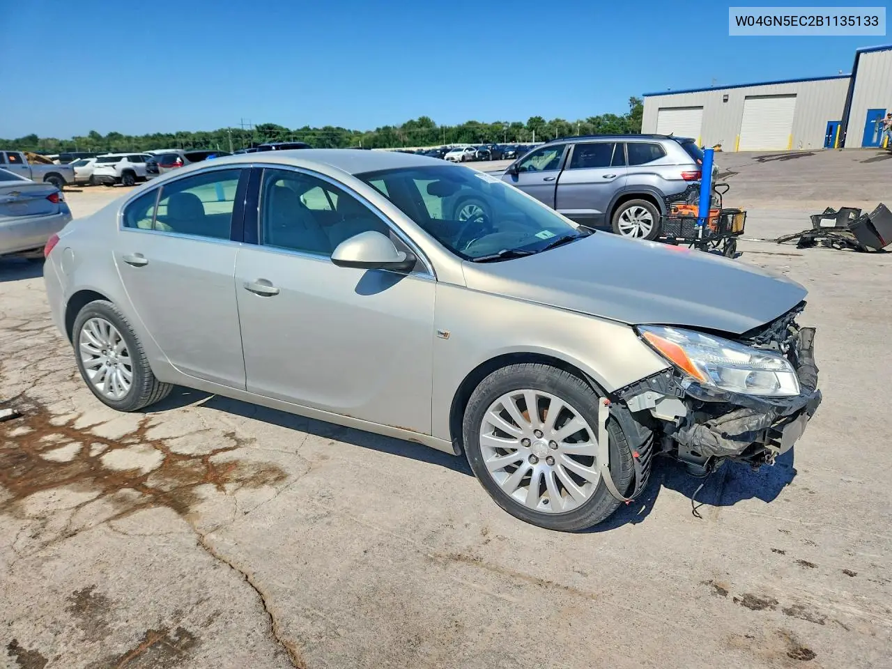 2011 Buick Regal VIN: W04GN5EC2B1135133 Lot: 57777326