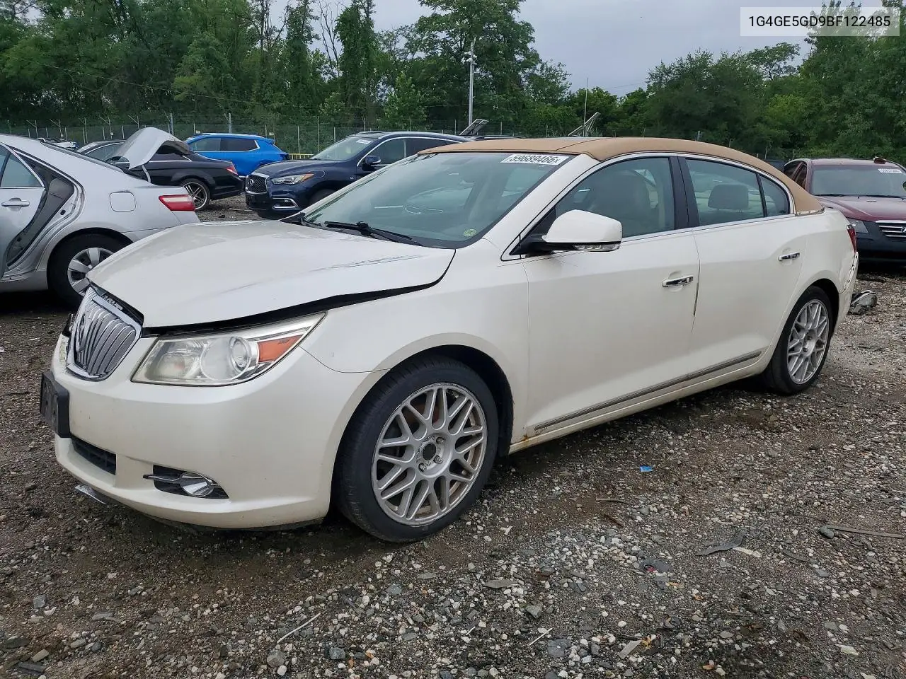 2011 Buick Lacrosse Cxs VIN: 1G4GE5GD9BF122485 Lot: 59689466