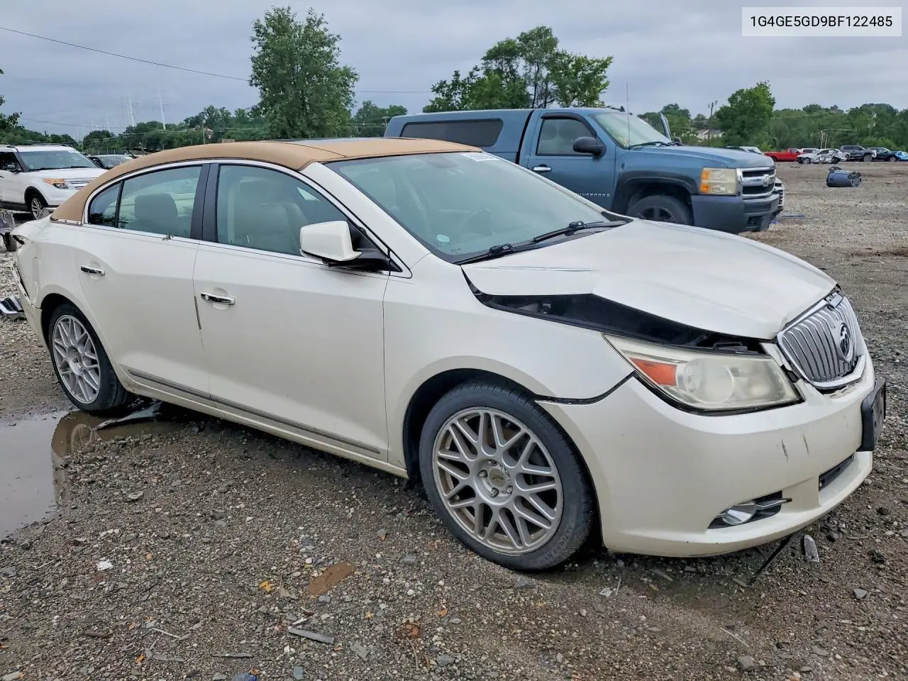 2011 Buick Lacrosse Cxs VIN: 1G4GE5GD9BF122485 Lot: 59689466