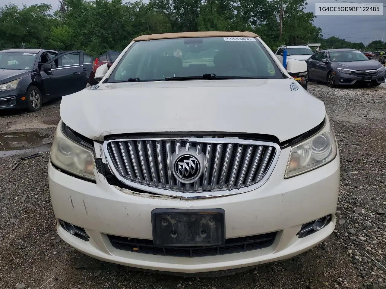 2011 Buick Lacrosse Cxs VIN: 1G4GE5GD9BF122485 Lot: 59689466