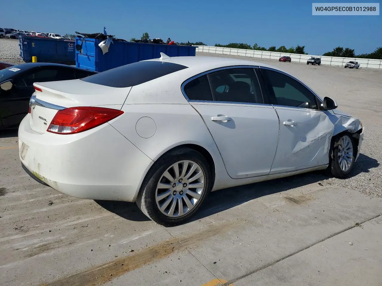 2011 Buick Regal VIN: W04GP5EC0B1012988 Lot: 59811406
