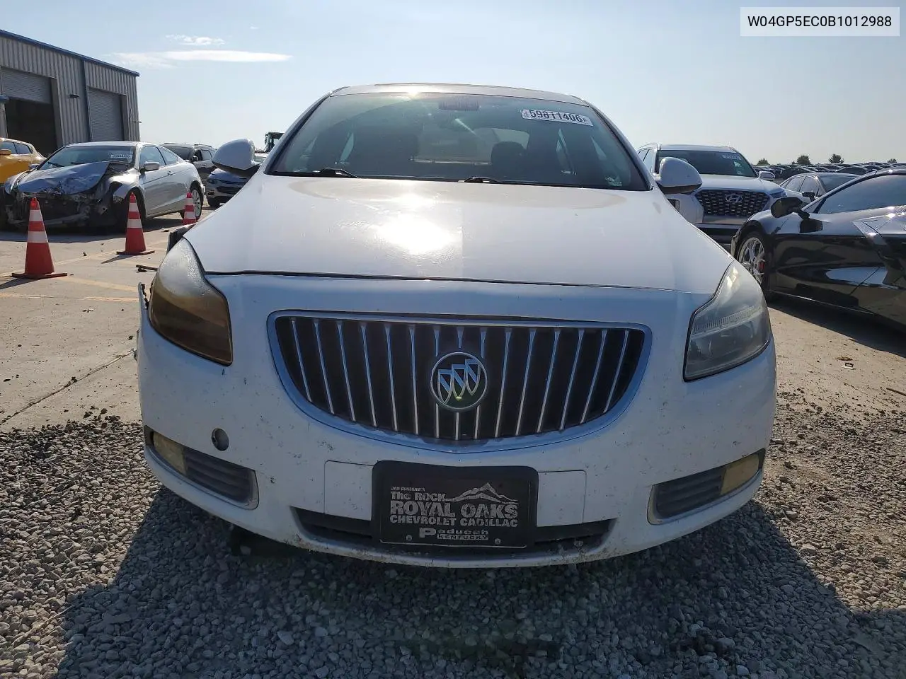 2011 Buick Regal VIN: W04GP5EC0B1012988 Lot: 59811406