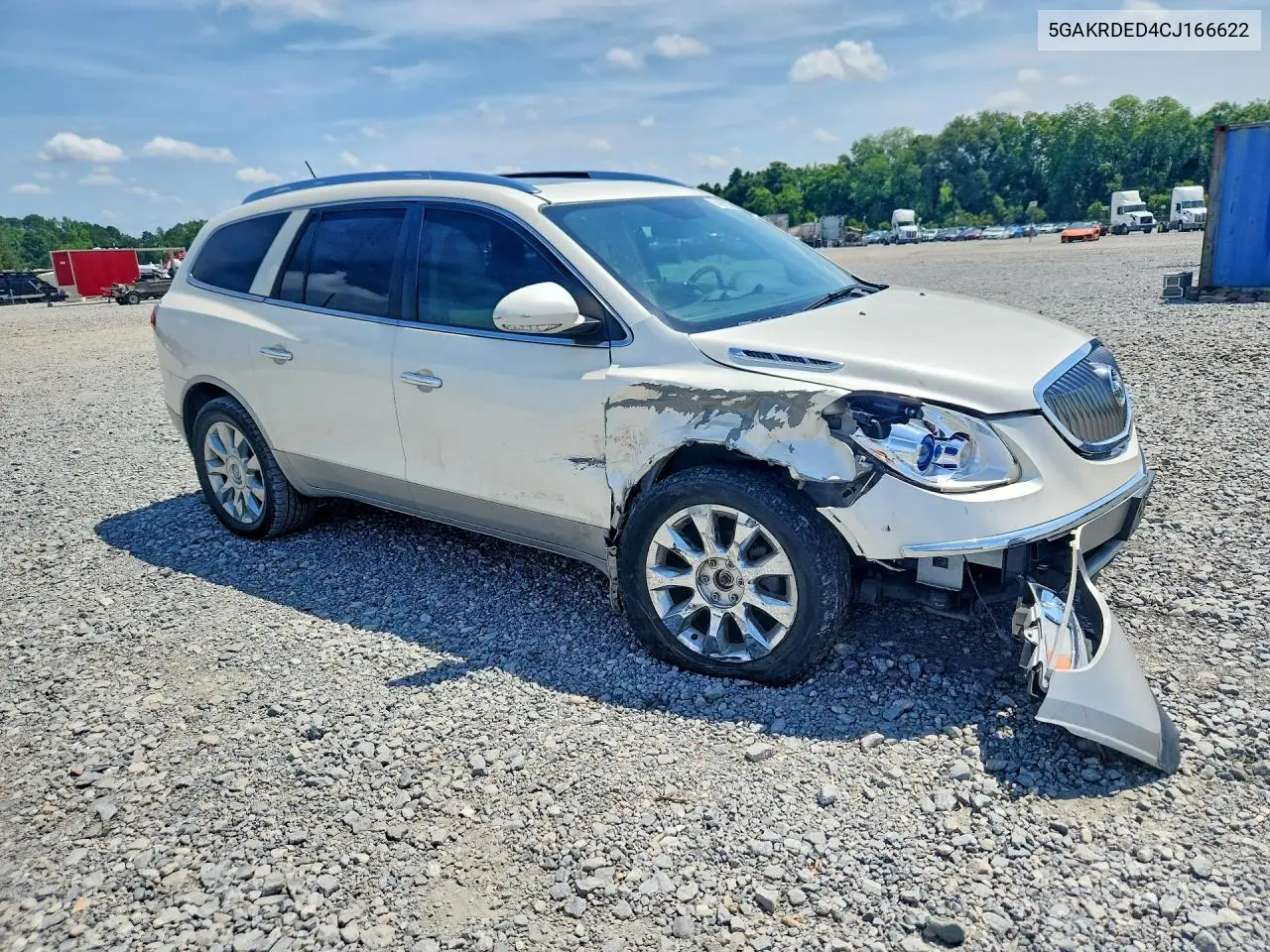 2012 Buick Enclave VIN: 5GAKRDED4CJ166622 Lot: 54600246