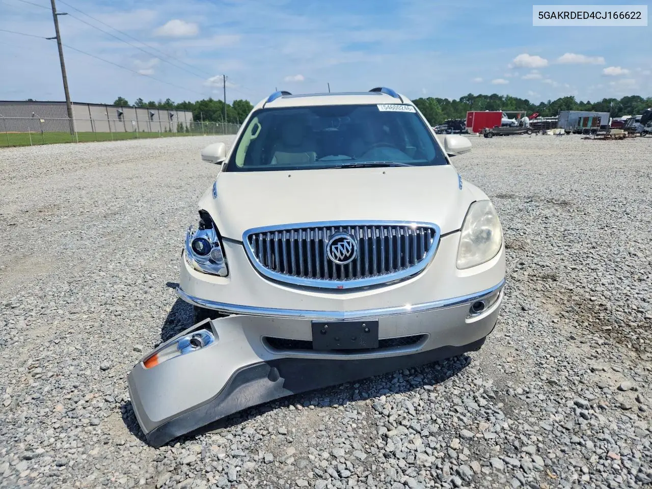 2012 Buick Enclave VIN: 5GAKRDED4CJ166622 Lot: 54600246