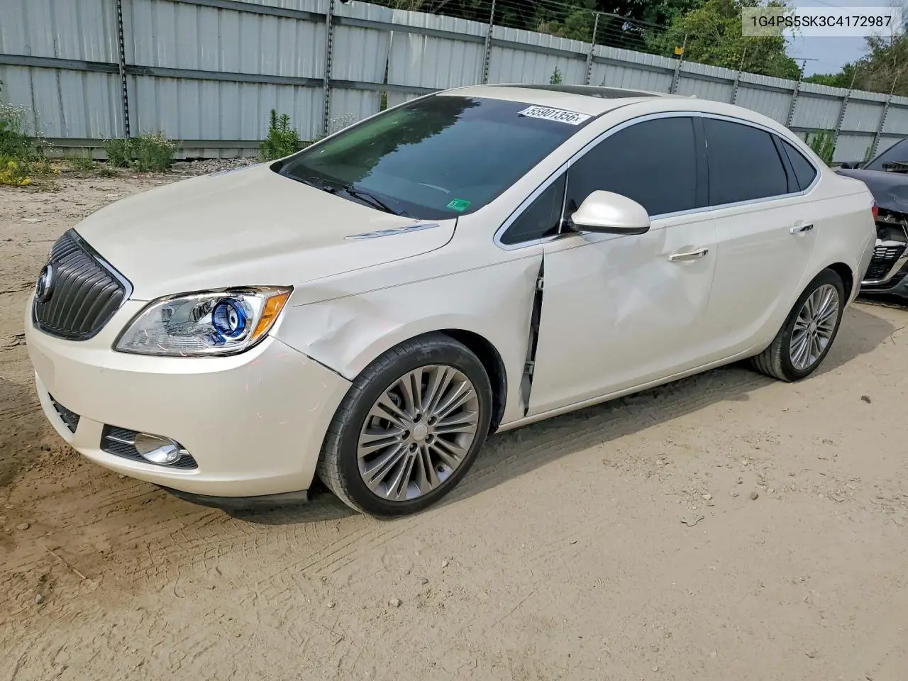2012 Buick Verano VIN: 1G4PS5SK3C4172987 Lot: 55901356