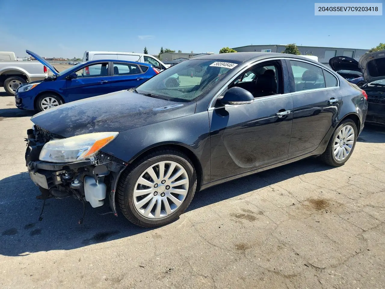 2012 Buick Regal Premium VIN: 2G4GS5EV7C9203418 Lot: 56594846