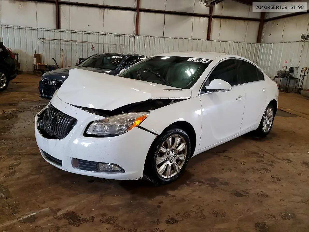2012 Buick Regal VIN: 2G4GR5ER1C9151198 Lot: 57898566
