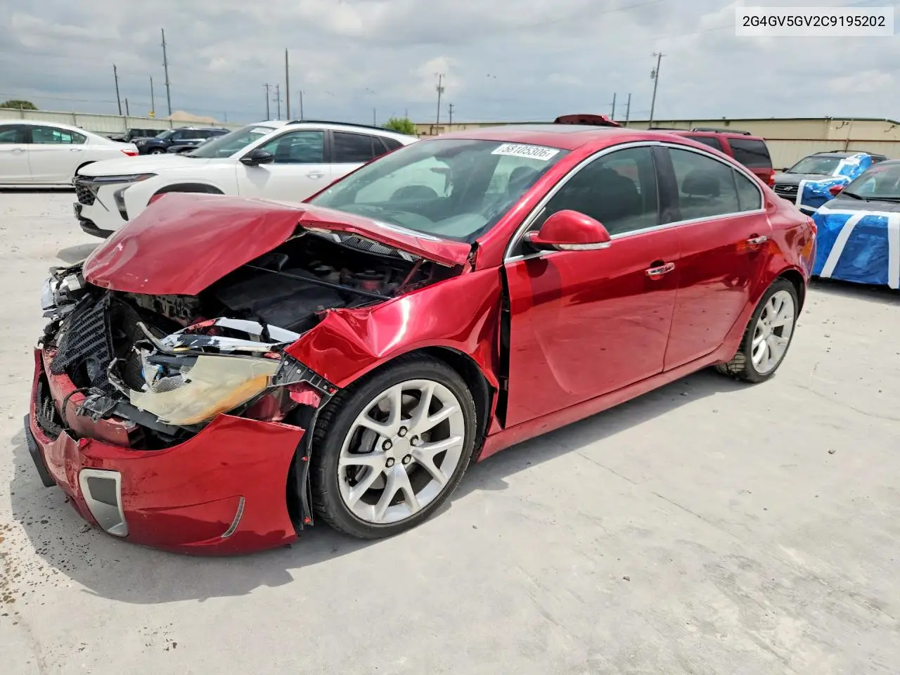 2012 Buick Regal Gs VIN: 2G4GV5GV2C9195202 Lot: 58105306